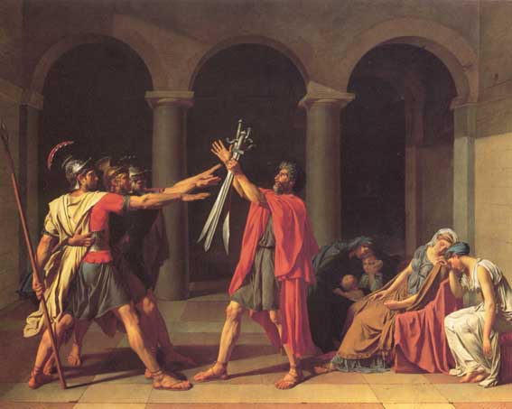 Jacques-Louis David's 'The Oath of the Horatii'